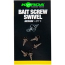 Korda obratlík micro ring swivel bait screw medium 5 ks