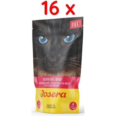 Josera Filet kuřecí s hovězím masem 16 x 70 g