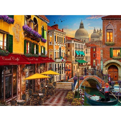 Anatolian - Puzzle Canal Cafe Venice - 1 500 piese