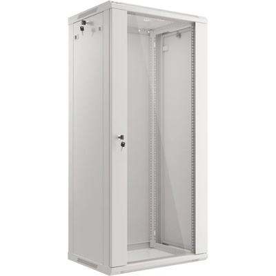 Lanberg Комуникационен шкаф за стена Lanberg 19 27U (600x450), Сив | WF01-6427-10S (WF01-6427-10S)