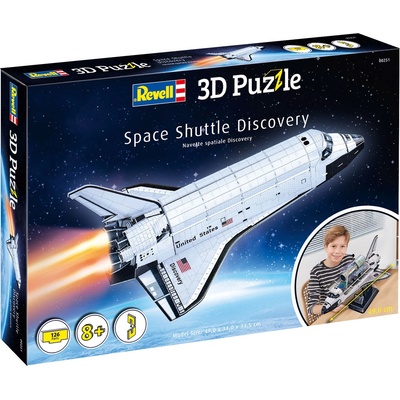 Revell 3D Пъзел Revell от 126 части - Космическа совалка Дискавъри (00251)