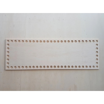 LYMFY | Dřevěné dno obdélník 37x12cm | přírodní dřevo
