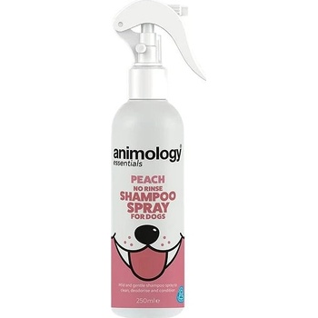 Animology Essentials Bezoplachový šampon pro psy ve spreji s broskvovou vůní 250 ml