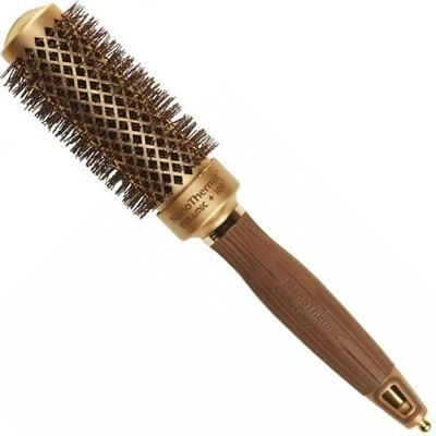 Olivia Garden Expert Shine Wavy guľatá kefa na vlasy 35 mm