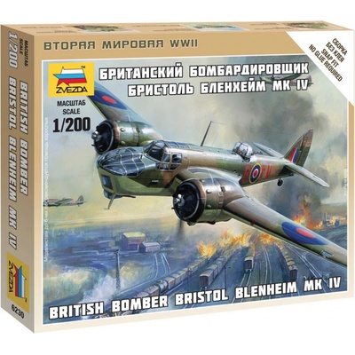 Zvezda British Bomber Bristol Blenheim Mk.IV 1:200