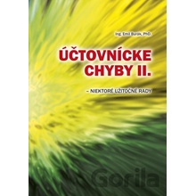 Účtovnícke chyby II. - niektoré užitočné rady - Emil Burák