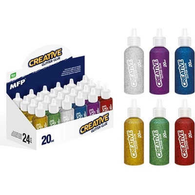 UNIPAP lepidlo glitrové 20ml zelené 6330763 518342