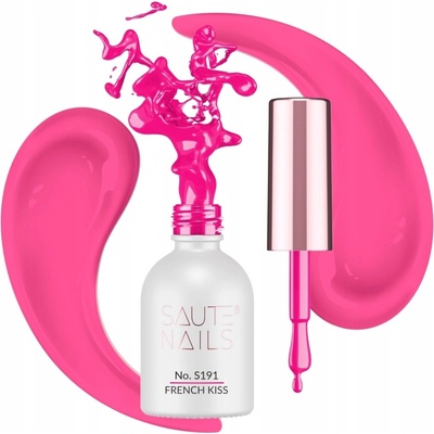 Saute Nails Hybridní lak na nehty 8 ml S191 French Kiss