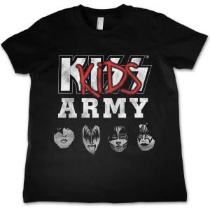 HYBRIS тениска метална мъжки на децата Kiss - армия - HYBRIS - ER-12-KISS030-H68-5-BL