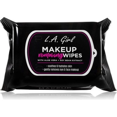 L.A. GIRL COSMETICS Makeup Removing Wipes кърпички за почистване на грим 30 бр
