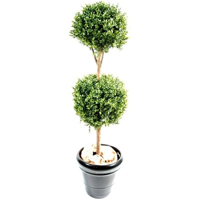 Umelý ker Krušpán - Buxus dvojitý na kmienku, 140cm