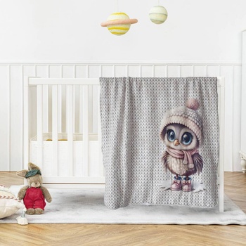 Png Панагюрище Бебешко одеяло Бухалче 100/150 см