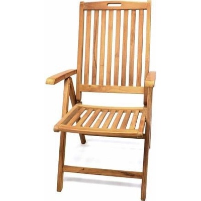 Divero 365 Skládací židle z týkového dřeva
