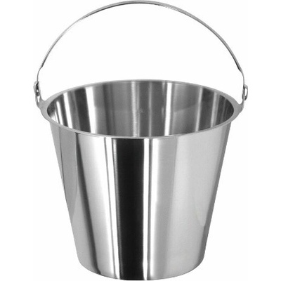 Vědro s podstavou, nerez Objem (l): 10 l, Průměr (mm): 300 mm