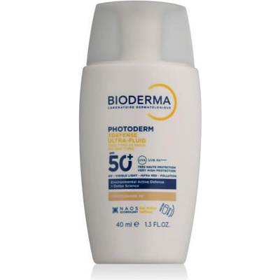 BIODERMA Photoderm Xdefense Ultra-Fluid SPF50+ тониращ флуид със слънцезащитен фактор 40 ml нюанс Shade 02 за жени