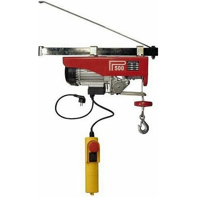 SVERO Elektrický lanový naviják, 12/6m, 220V, pro tah i zdvih, nosnost 125-800kg 250/500kg