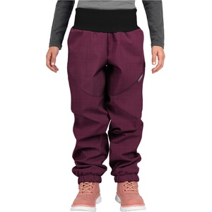 Unuo Softshell pants винен, черно 122-128 (462)