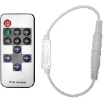 ELMARK Rf МИНИ КОНТРОЛЕР ЗА led ЛЕНТА 5a(72w) 12vdc (99leddimmer3)