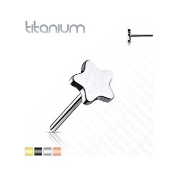 Piercingate piercing do nosu PNO00271 černá