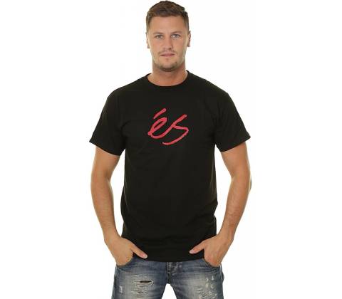 éS Script Mid Tee black