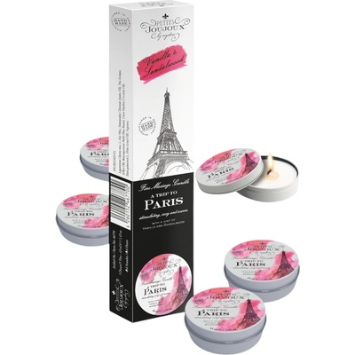 Petits Joujoux Paris - масажна свещ - ванилия-сандалово дърво (5x43ml)