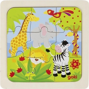 Goki puzzle safari 9 dielikov