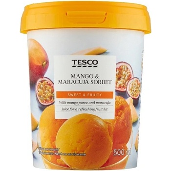 Tesco Mražený krém sorbet mangovo-marakujový 500 ml