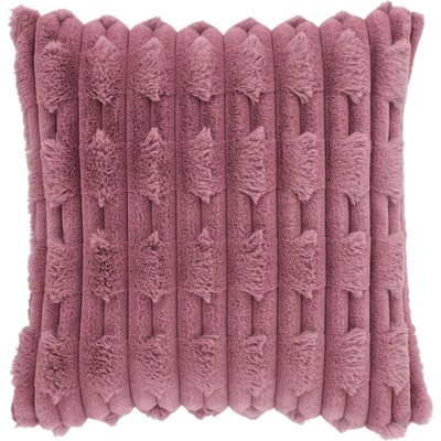 Bianca Декоративна възглавница от микроплюш 50x50 cm Carved Fur - Bianca (DS/57815/R/CU50/PK)