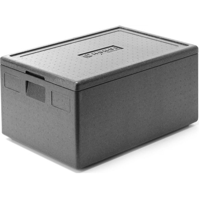 Gastrofans Termoizolační nádoba Kitchen Line z polykarbonátu, GN 1/1, 80L, Černá, 685x485x(H)360mm