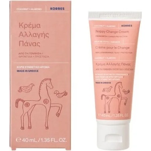 KORRES Крем при смяна на пелени с Кокосово и бадемово масло, Korres Nappy Change Cream Coconut & Almond 40ml