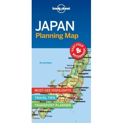 Lonely Planet Japan Planning Map Lonely PlanetSheet map folded