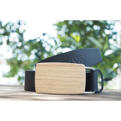 Wood Style opasek Kulatý Dub černá