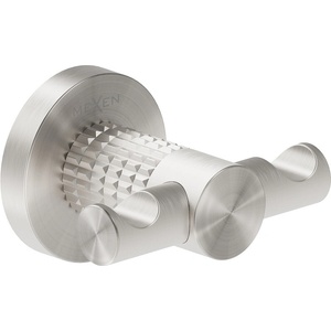 Mexen Triv двойна кука за кърпа, матиран никел - 70A33012-97 (70A33012-97)