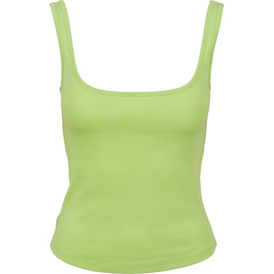Urban Classics Дамски топ в светлозелено Urban Classics Ladies Wide Neck TopUB-TB2631-02425 - Зелен, размер XS