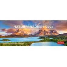 Naturparadiese Premium-Tischplaner Wochen mit 53 Fotografien 2025