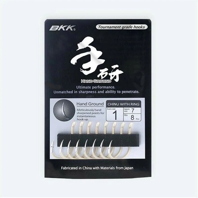 BKK Carp hooks Hand Ground veľ.6 8 ks