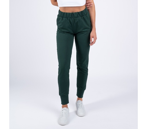 Moniel dámské tepláky Basic dark green