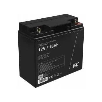Green Cell Rechargeable battery AGM 12V 18Ah Maintenancefree for UPS ALARM