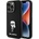 KARL LAGERFELD Кейс Karl Lagerfeld Silicone Ikonik Metal Pin за iPhone 15 Pro, черен (3666339166014)