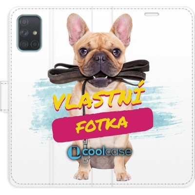 iSaprio Flip Samsung Galaxy A71 s vlastním motivem a kapsičkami na karty