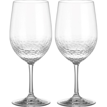 Brunner Set 2 White Wineglass Цвят: бял