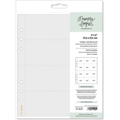 LORA BAILORA Náhradní kapsy do alba 6"X8" Memory Loquer / 12 kapsiček
