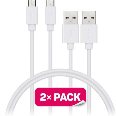 Connect IT CCA-3006-WH Wirez Micro USB - USB, 1m, bílý