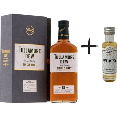 Tullamore Dew 18y + miniatura 41,3% 0,7 l (holá láhev)