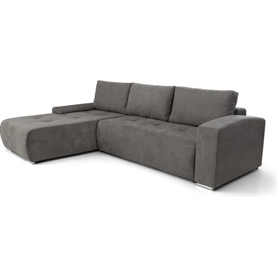 Мебели КАМБО Ъглов диван Виктор тъмносив Lana 25