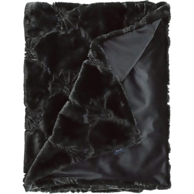 JOOP! Elegantní pléd Cornflower černý 130x170