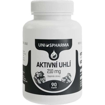 UniosPharma Aktivní uhlí 210 mg 90 tablet – Hledejceny.cz