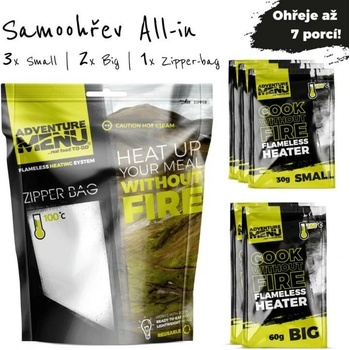 Adventure Menu Samoohrevný Set AllIn One 2x60g + 3x30g