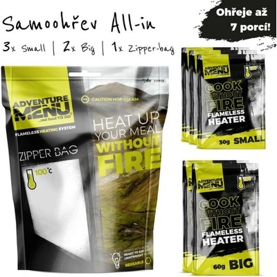 Adventure Menu Samoohrevný Set AllIn One 2x60g + 3x30g