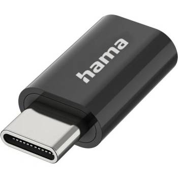 Hama Адаптер, Micro-USB - USB-C, USB 2.0, OTG, 480 Mbit/s (HAMA-300095)